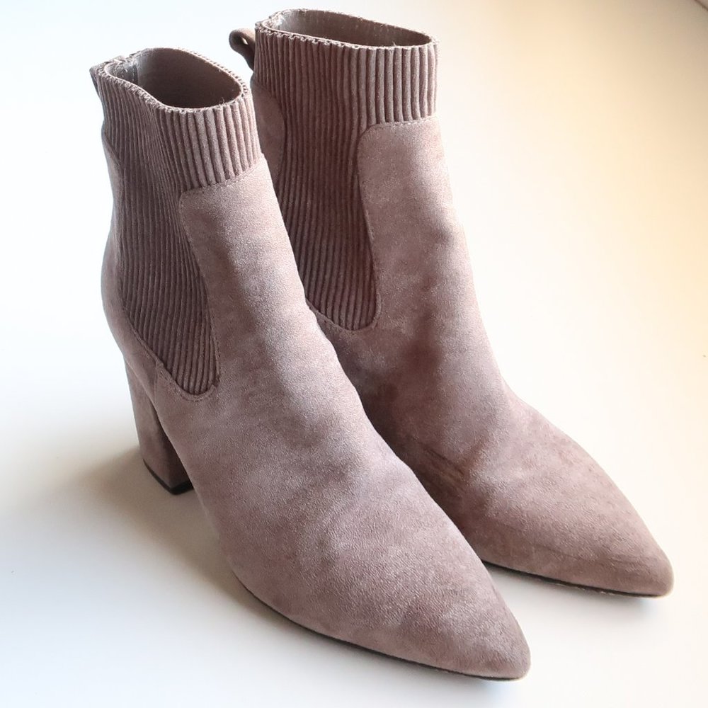 Steven By Steve Madden Taupe Suede Pointy Toe Pul… - image 3